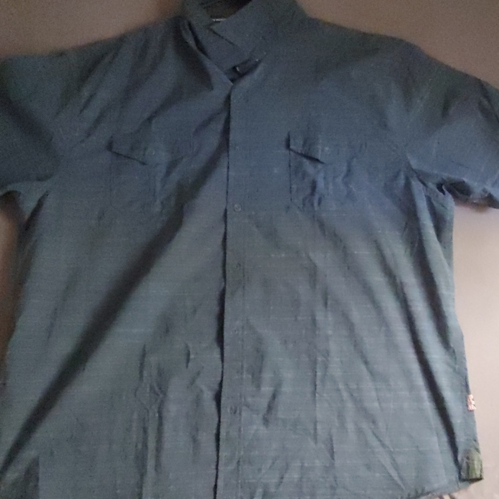 Lion's Crest Button Down Dress Shirt 3XL